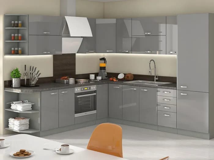 Szare meble w kuchni – idealne kolory ścian, które zachwycą