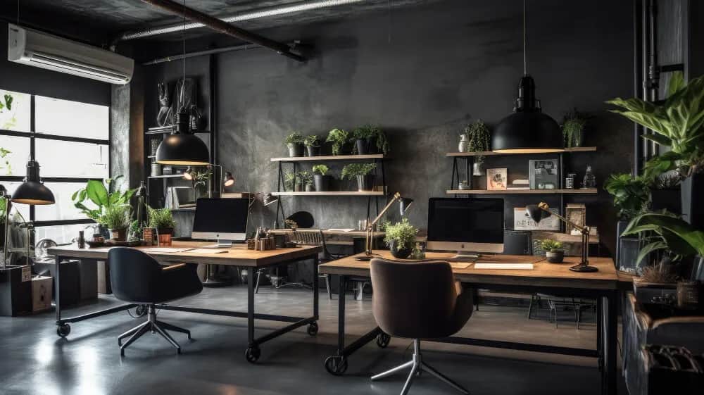 Biuro w stylu industrialnym: Jak stworzyć wyjątkową przestrzeń