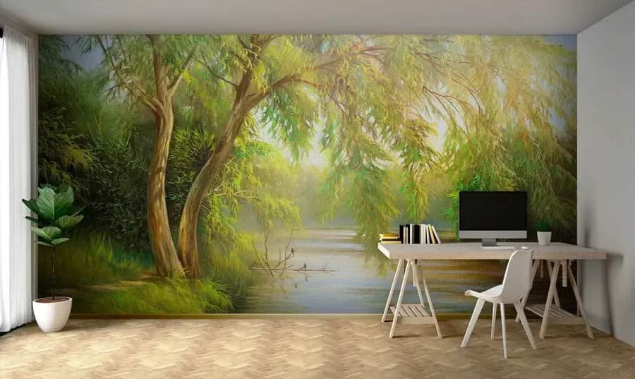 Tapeta do gabinetu: jak wybrać idealną dla Twojej przestrzeni